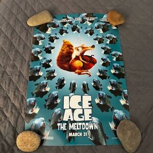 Ice Age The Meltdown Original 13.5x20 Promotional Movie Poster